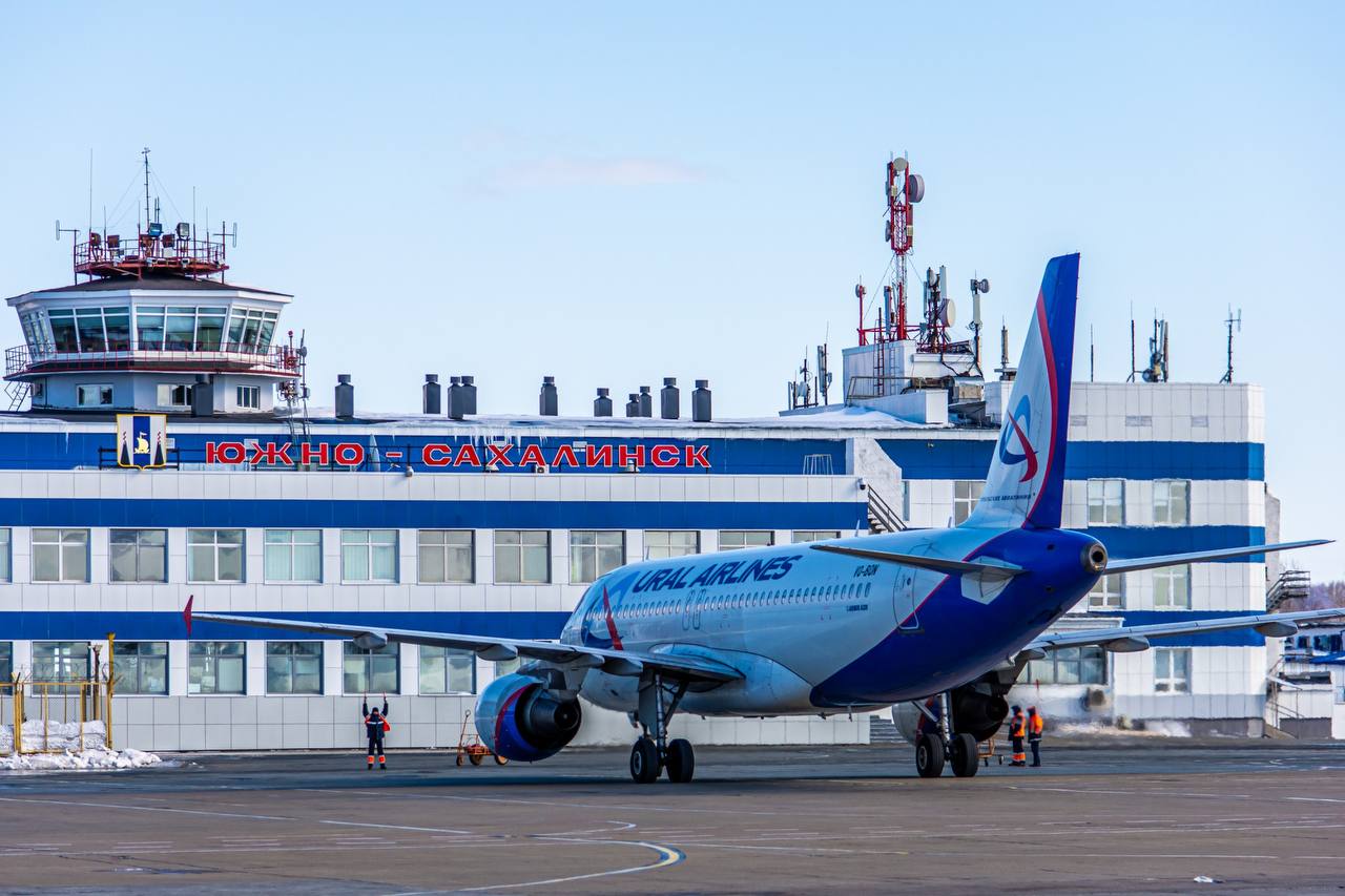 Фото аэропорта южно сахалинск