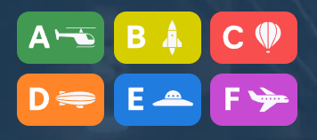 цветовые и тематические зоны